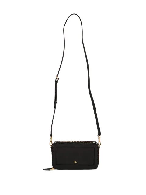 lauren ralph lauren crosshatch leather danna crossbody