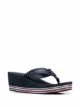 Image 2 of Tommy Hilfiger stripes wedge heel beach sandals