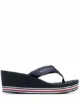 Image 1 of Tommy Hilfiger stripes wedge heel beach sandals
