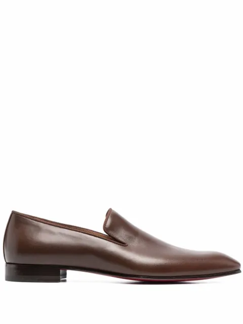Christian Louboutin square toe loafers