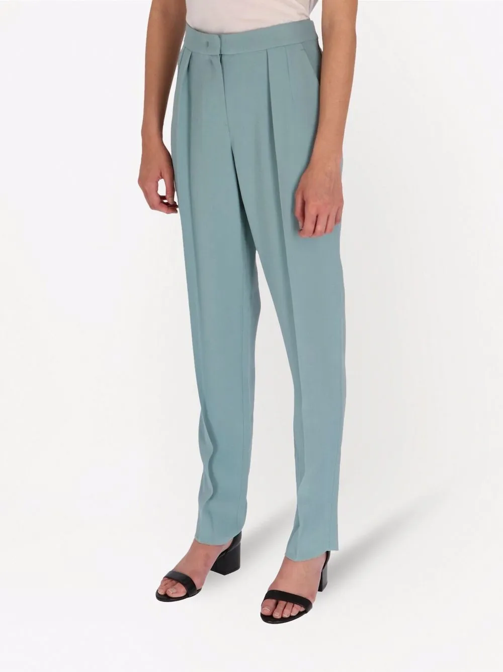 фото Emporio armani прямые брюки с завышенной талией