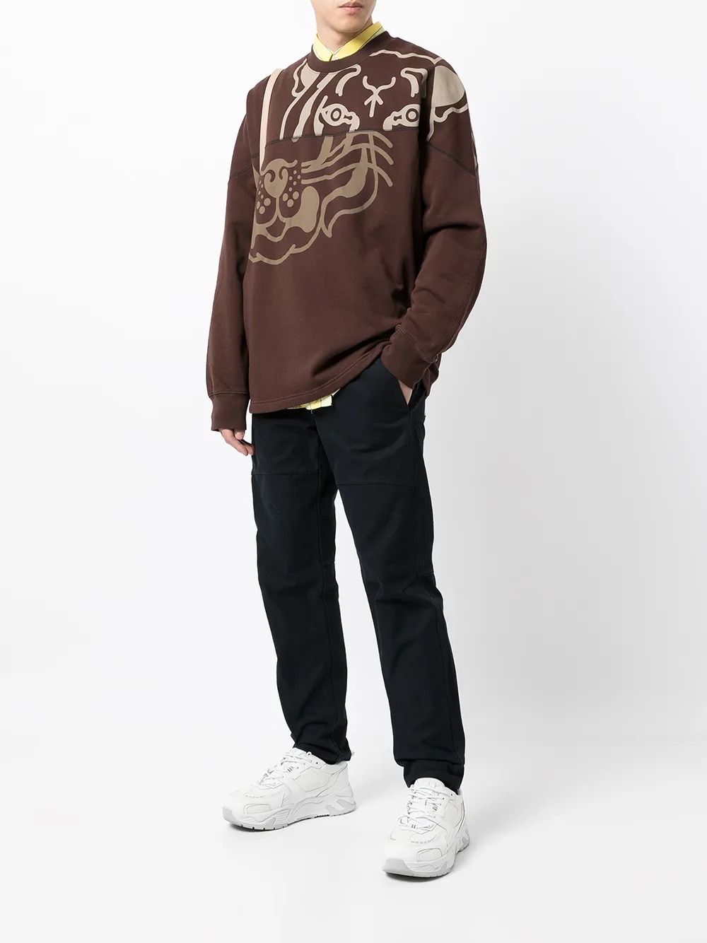 фото Kenzo толстовка с принтом tiger