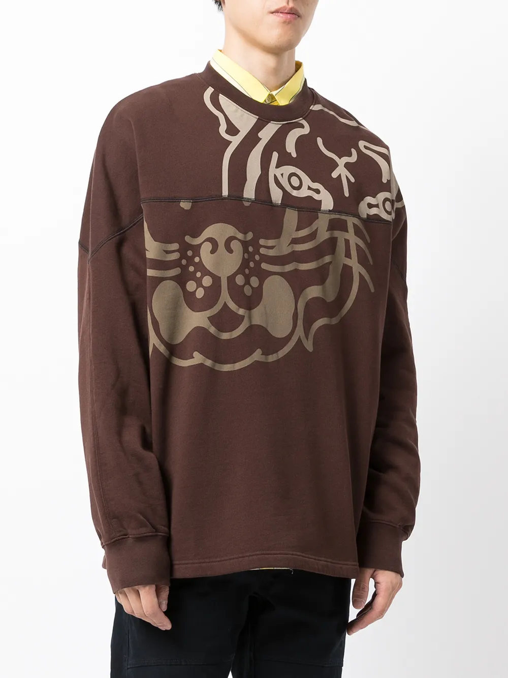 фото Kenzo толстовка с принтом tiger