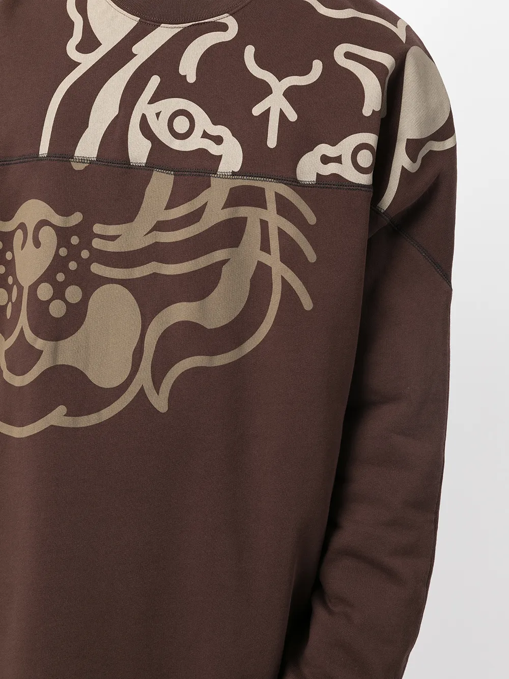 фото Kenzo толстовка с принтом tiger