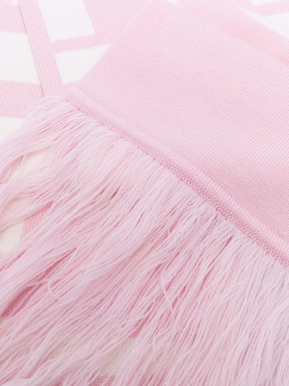 фото Vetements шарф вязки интарсия с логотипом