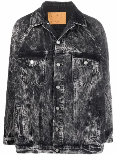 Fountain tied-waist denim jacket 