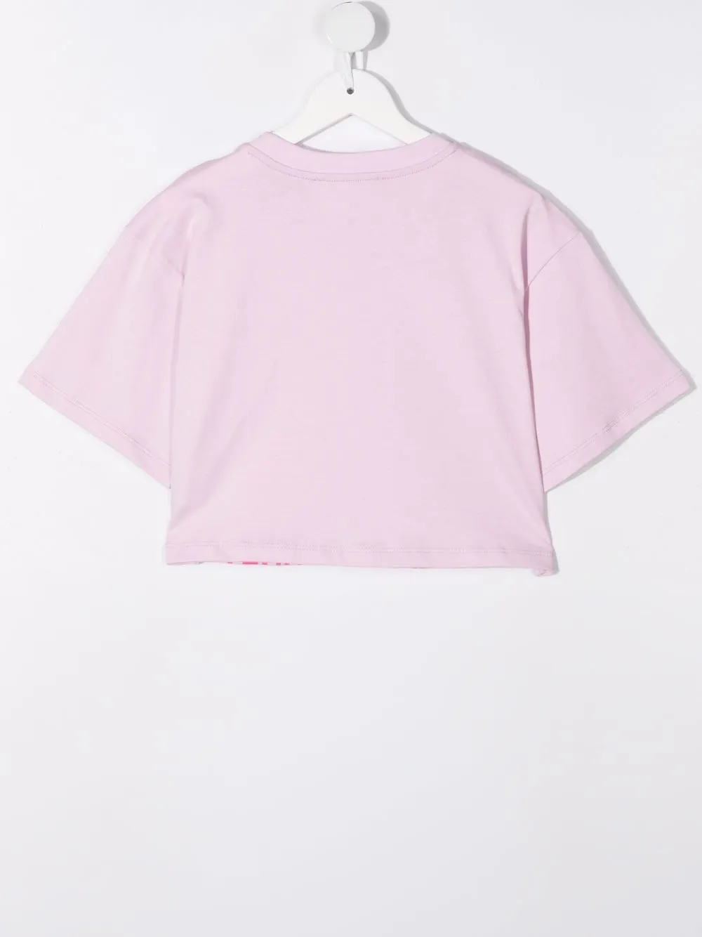 фото Alberta ferretti kids укороченная футболка с логотипом