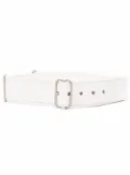 Gianfranco Ferré Pre-Owned 2000s lizard skin-effect belt - White