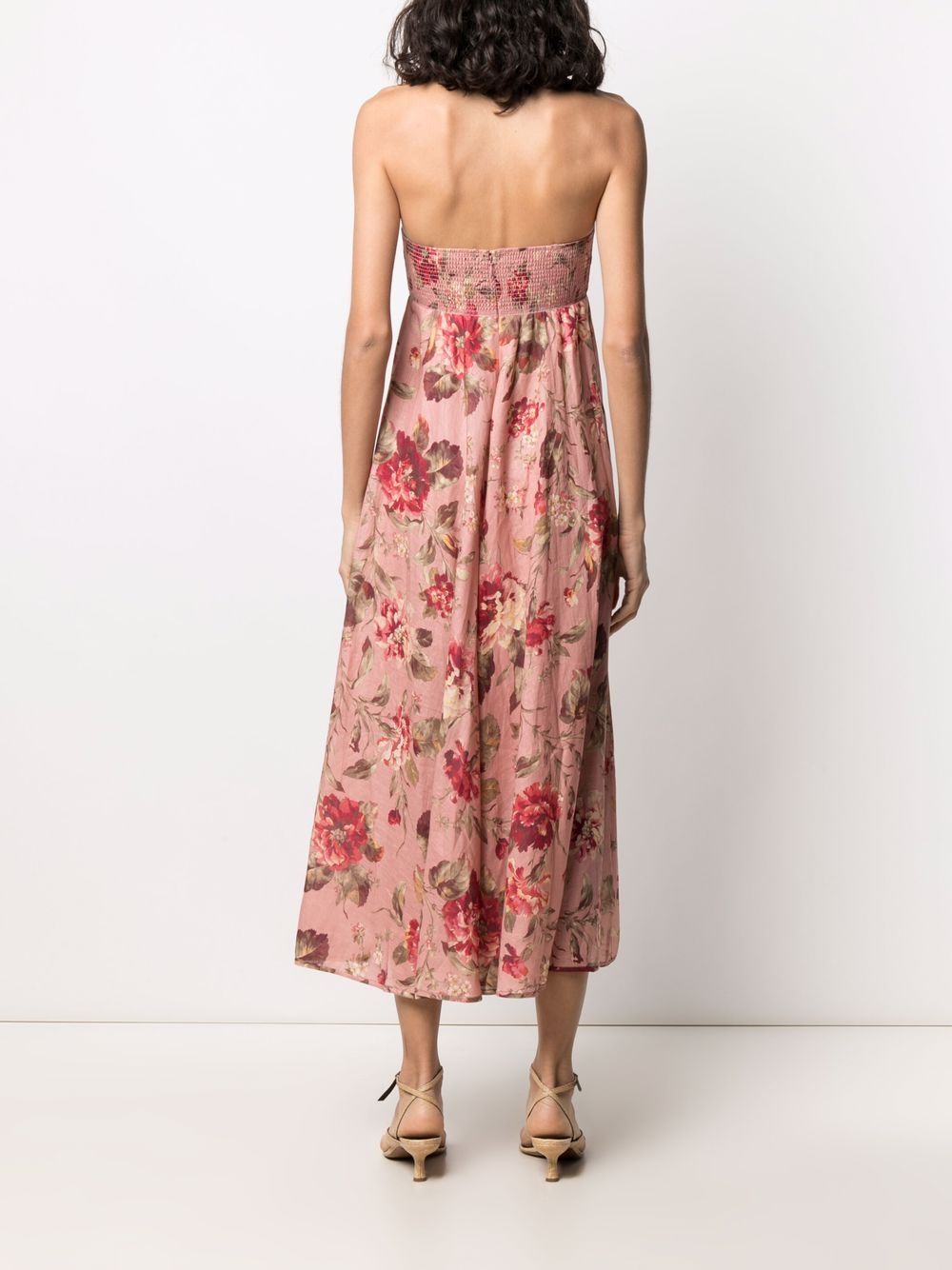 ZIMMERMANN floral-print Midi Dress - Farfetch