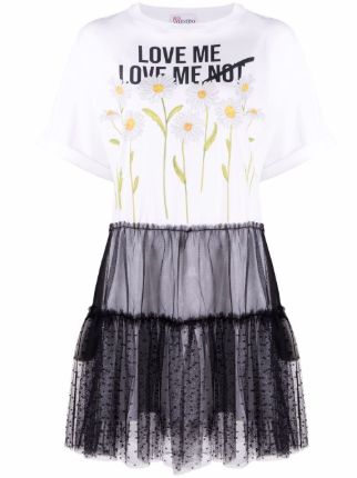 Red valentino cheap t shirt dress