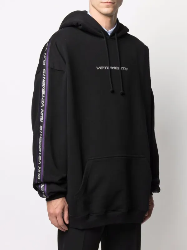 pink vetements moletom com capuz