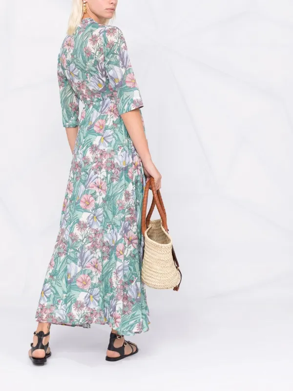 tory burch printed shirt dress