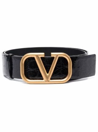 Valentino Garavani VLogo Signature Leather Belt - Farfetch