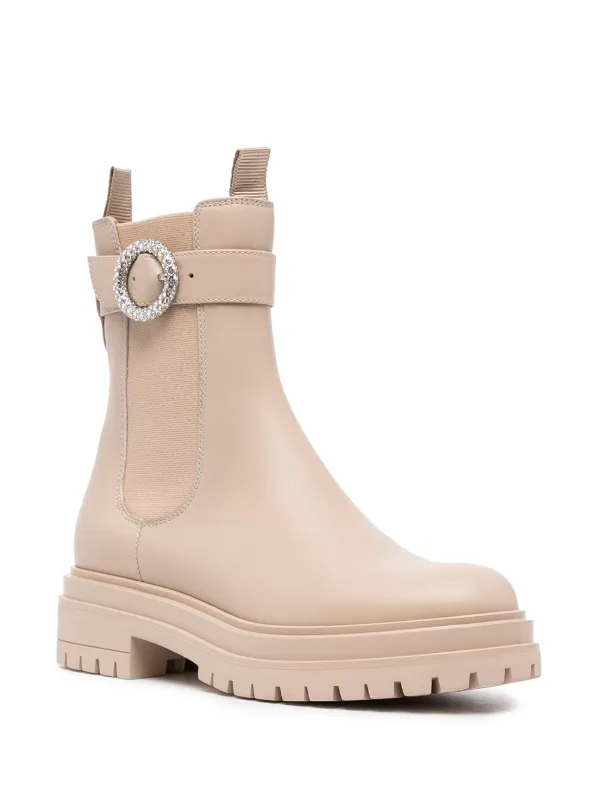 belted chelsea boots