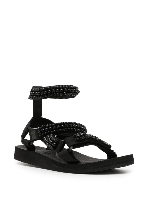 Arizona Love Trekky pearl studded Sandals Farfetch