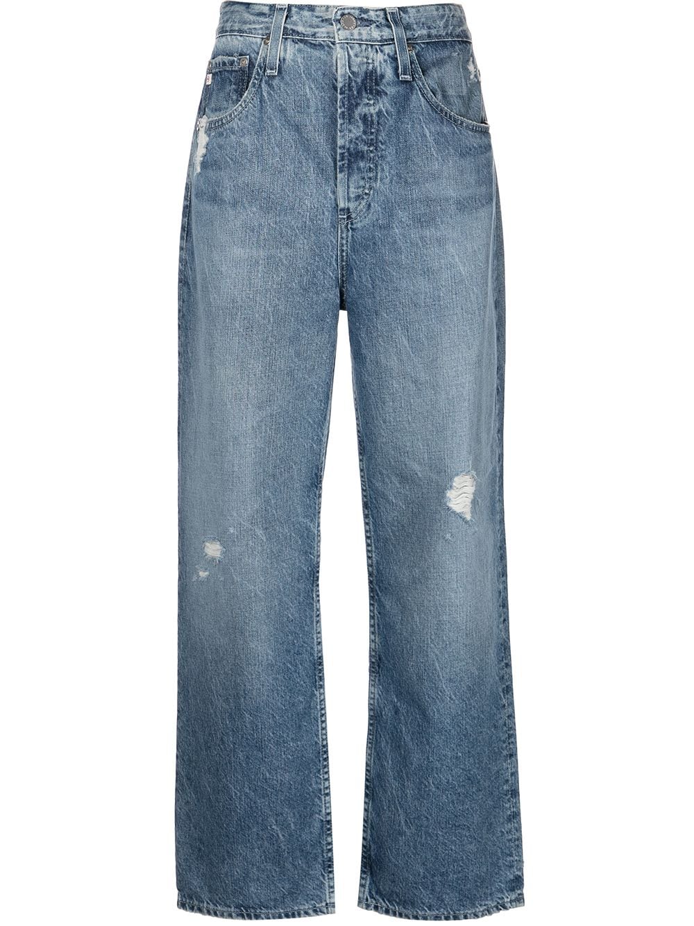 фото Ag jeans широкие джинсы knoxx с завышенной талией