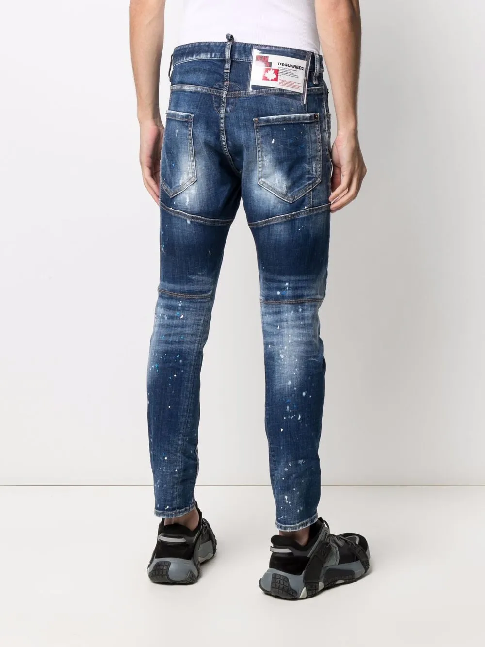 фото Dsquared2 джинсы прямого кроя с эффектом потертости