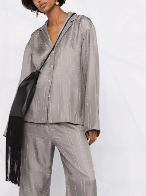 TotÃªme Monogram Silk Pyjama Bottoms - Farfetch