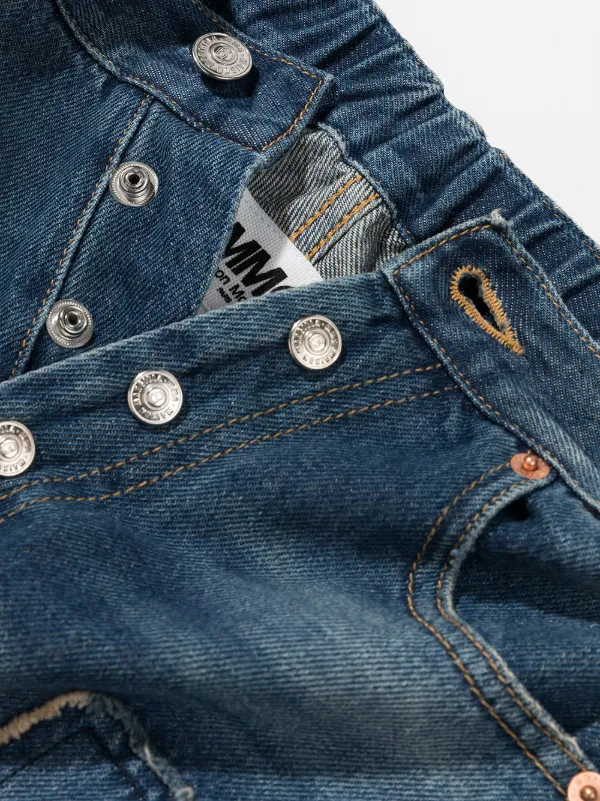 MM6 Maison Margiela : キッズ ロゴ ワイド ジーンズ 大人もOK★ 楽天市場】MM6 KIDS エムエムシックス メゾンマルジェラ キッズ