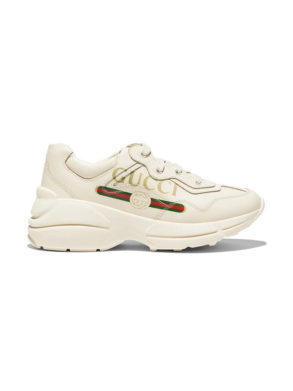 

Gucci Kids tenis Rhyton - Neutro