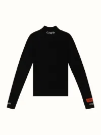 high-neck long-sleeve T-shirt | HERON PRESTON® Official Site