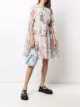 Image 2 of Erdem floral cape-sleeve silk dress