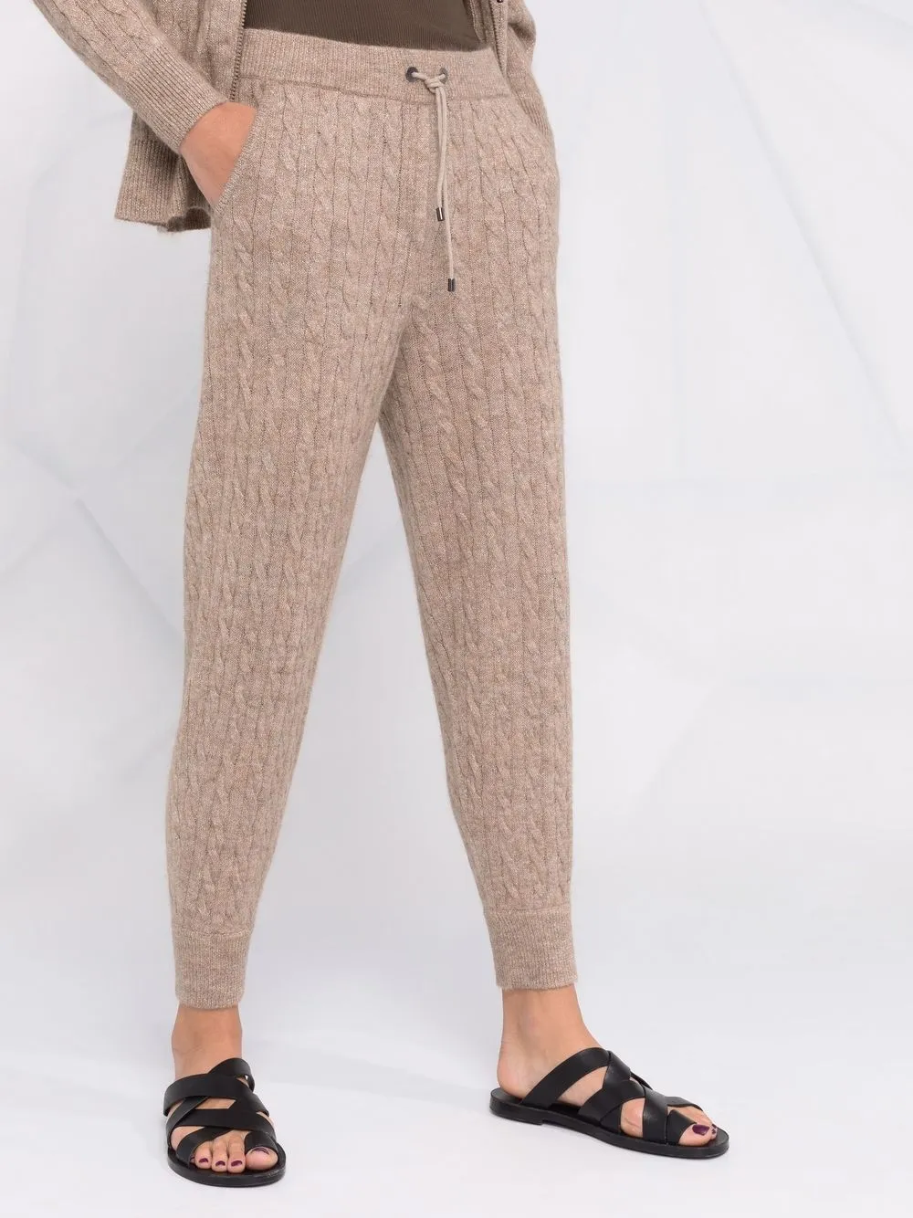 фото Brunello cucinelli спортивные брюки в рубчик