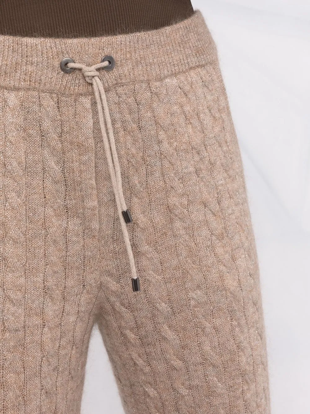 фото Brunello cucinelli спортивные брюки в рубчик