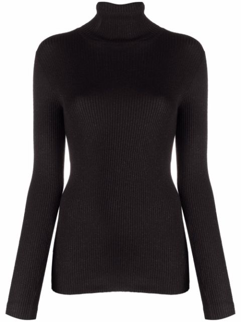 Brunello Cucinelli roll-neck cashmere-blend jumper Women