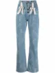 Imagen 1 de Seen Users jeans con tiro alto y detalle de lazos