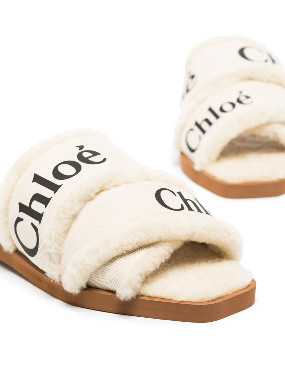 Chloé Sandali con suola piatta Woody | Sandali | Image 3