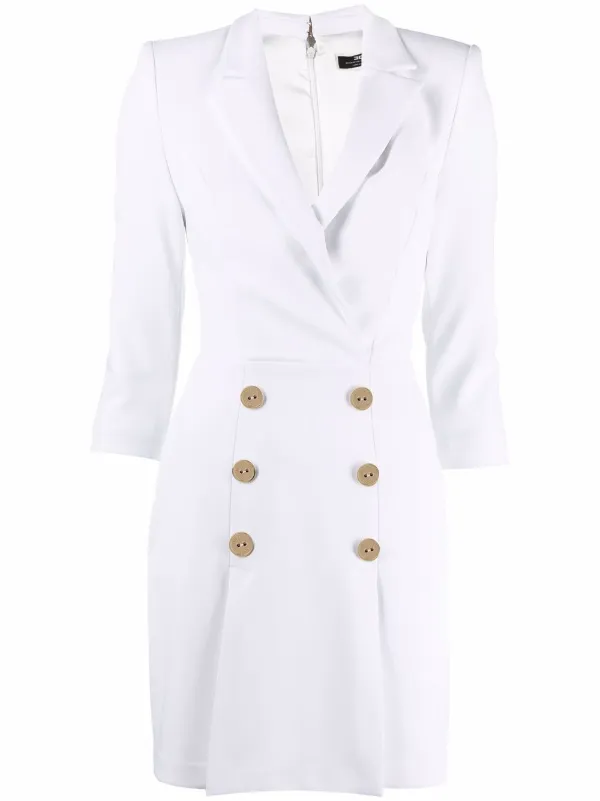 elisabetta franchi double breasted dress