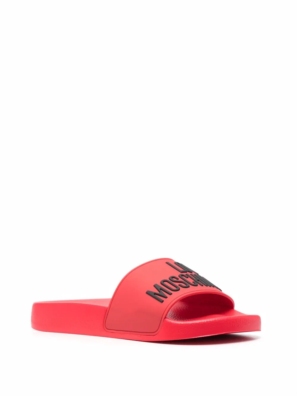 фото Love moschino шлепанцы на платформе с логотипом