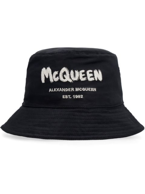 Alexander McQueen McQueen Graffiti bucket hat Men