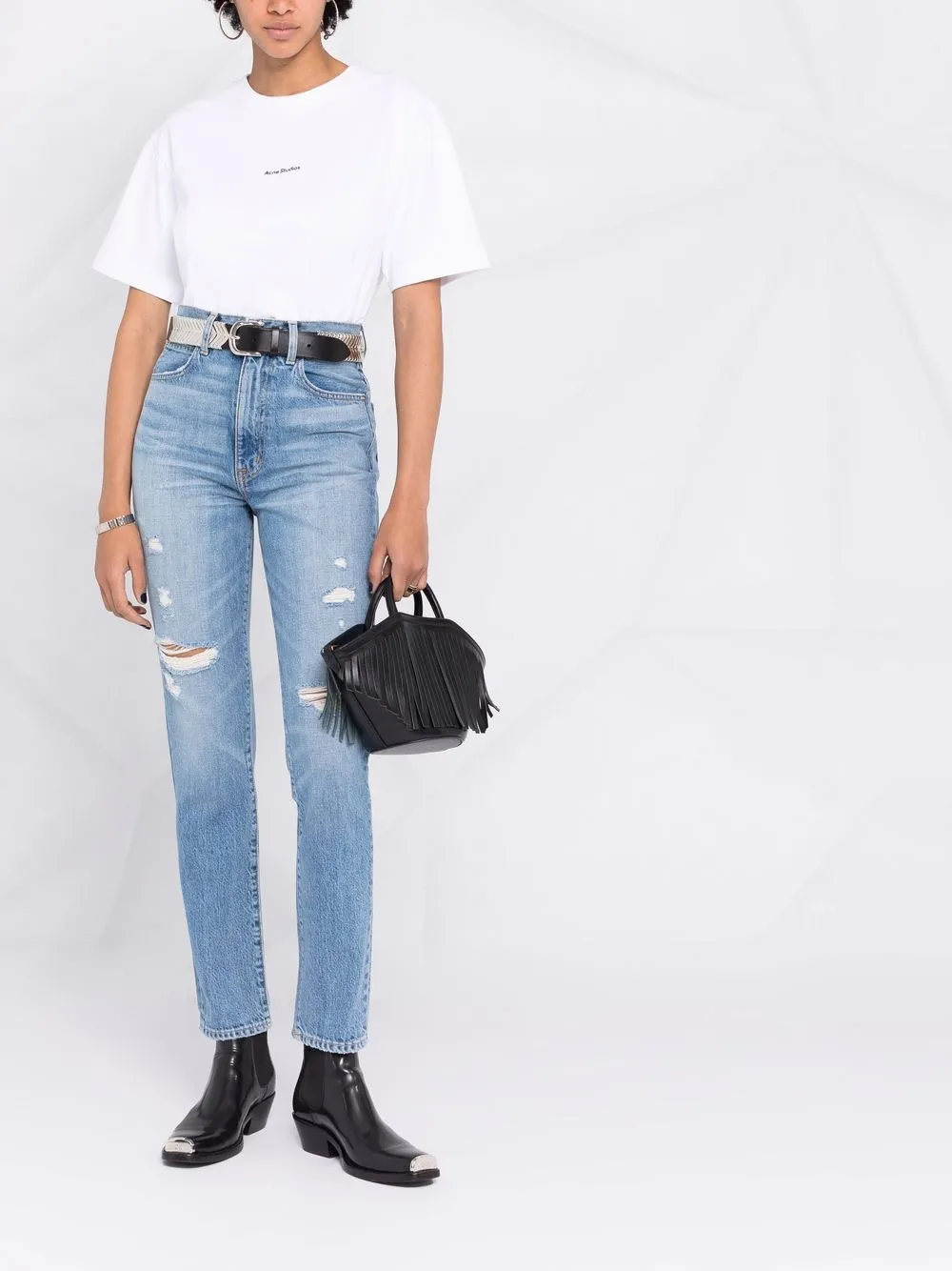 Slvrlake Distressed slim-fit Jeans 