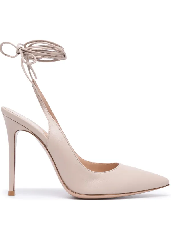 pumps with ankle ties