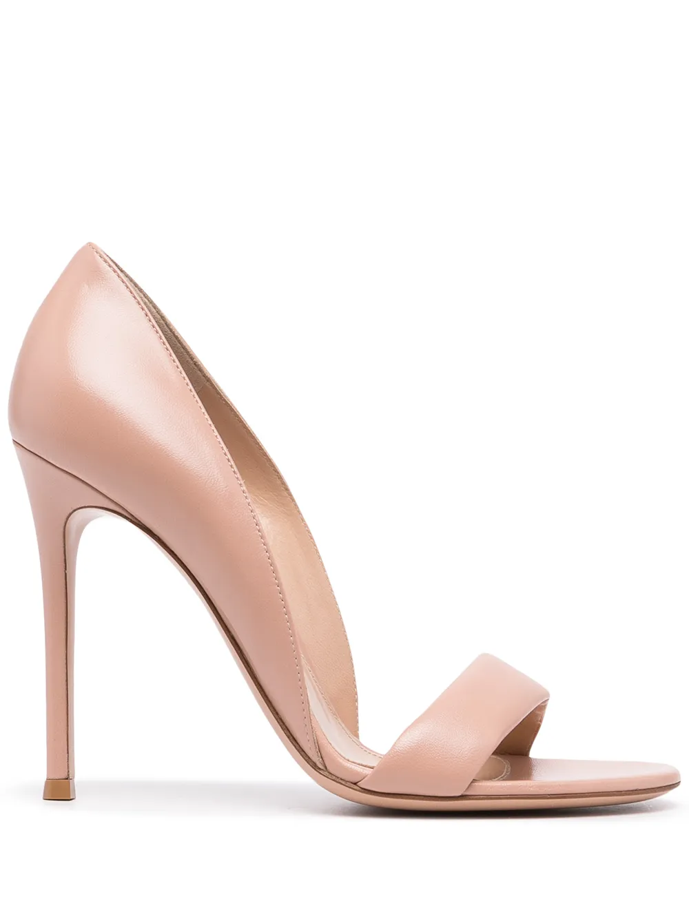 

Gianvito Rossi Nappa stiletto sandals - Pink