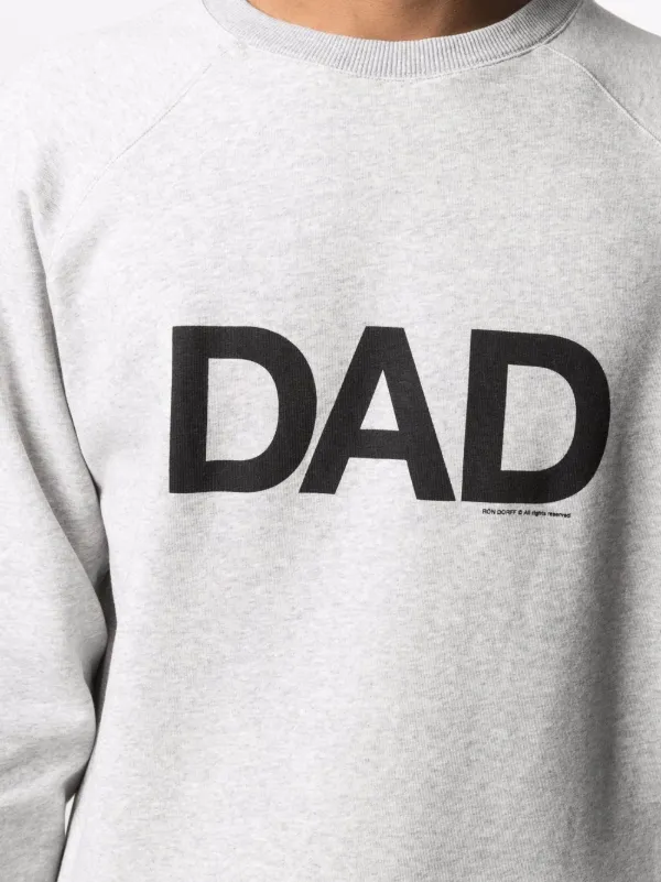 Ron Dorff – Organic Cotton Sweatshirt Dad – Grey Melange / XXL