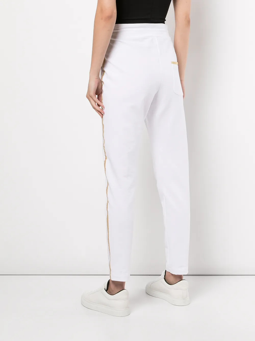 Madison Maison Trainingsbroek met zijstreep Wit