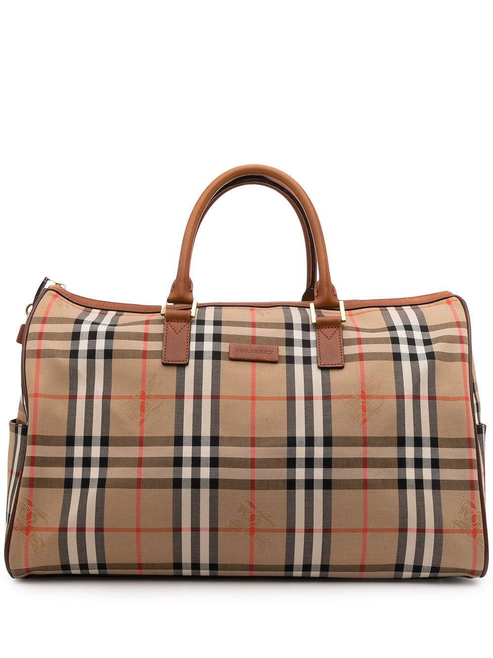 фото Burberry pre-owned сумка-тоут boston в клетку house check