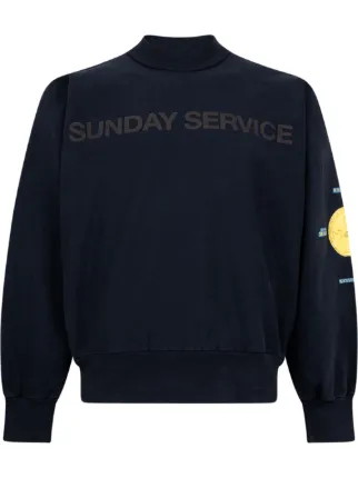 Shop Kanye West Detroit Gold crew-neck 