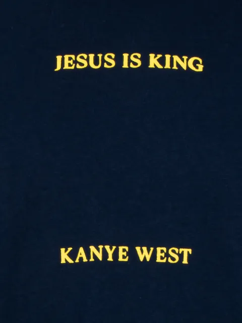 jesus is king vinyl shirt