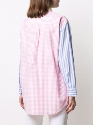 colour-block cotton shirt展示图