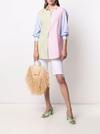 colour-block cotton shirt展示图