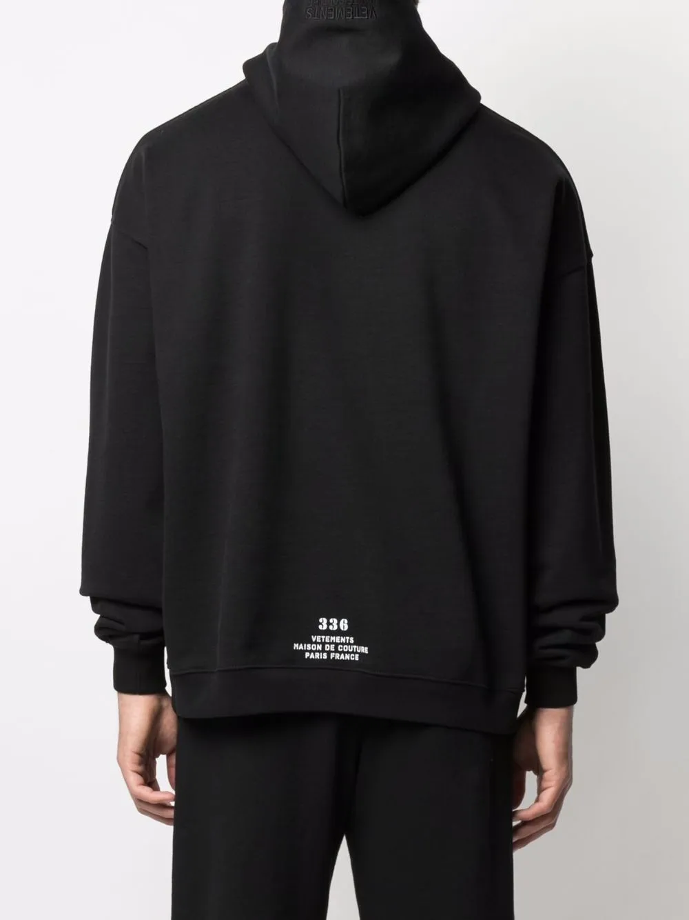 VETEMENTS Hoodie met logoprint Zwart