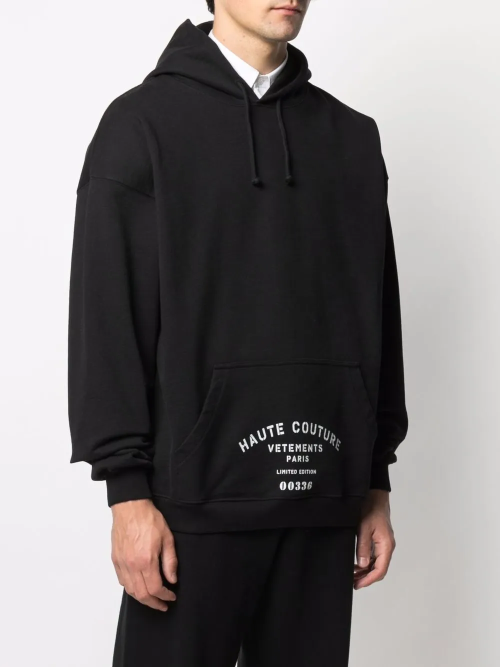 VETEMENTS Hoodie met logoprint Zwart