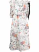 Image 1 of Erdem Augustus off-shoulder floral dress