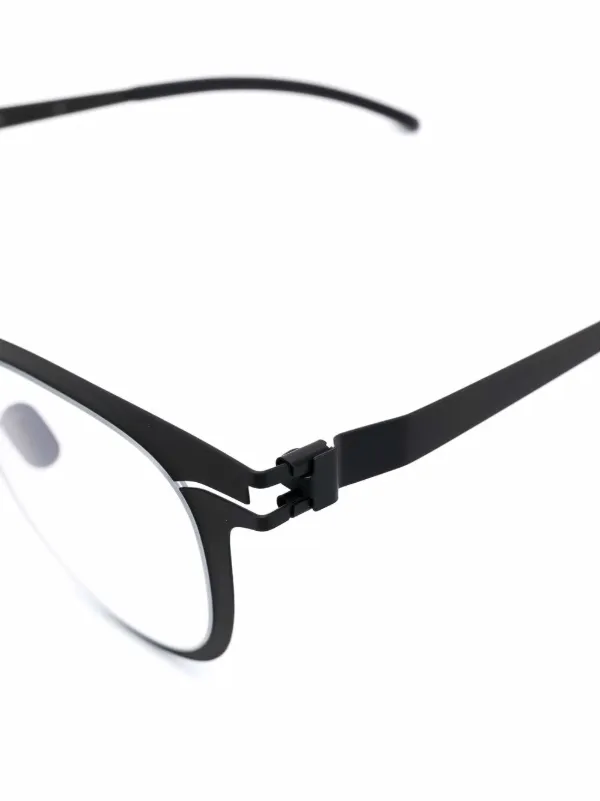 Mykita rounded-frame Glasses | Black | FARFETCH display picture 2