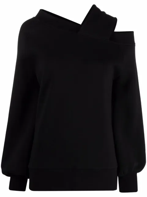 Atu Body Couture x Ioana Ciolacu balloon-sleeve off-shoulder sweatshirt