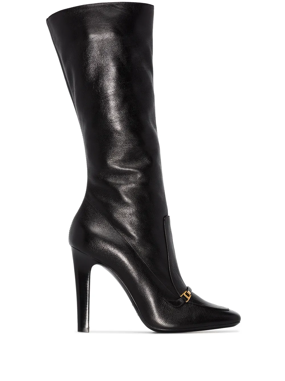 фото Saint laurent сапоги camden с квадратным носком
